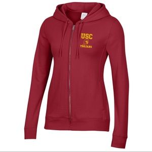 USC Trojans Full Zip Sweatshirt Hoodie